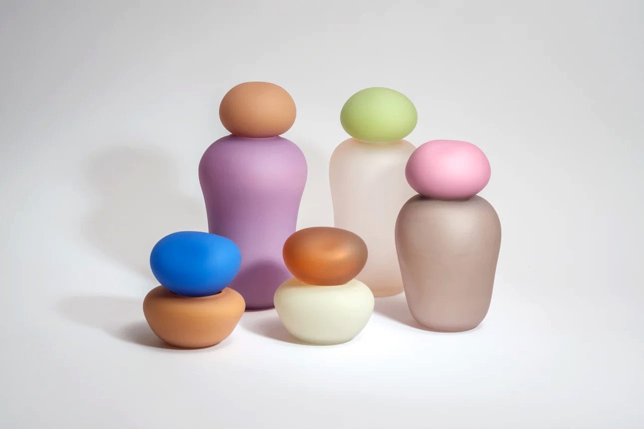 Frosted Bonbonniere, Honey & Banana, 12 x 10 x 12 cm - Image 2