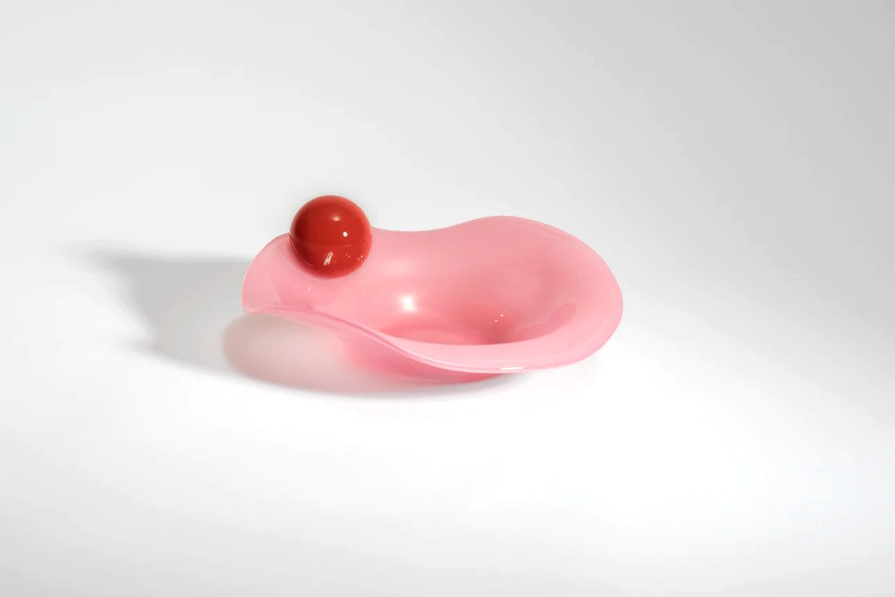 Bon Bon Breakfast, Chilli Red & Pink, 18x17 cm