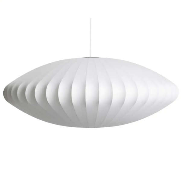 Nelson Saucer Bubble Pendant-Large-Off White