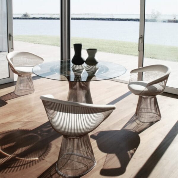 Platner Side Chair, Curly Ivory - Image 2