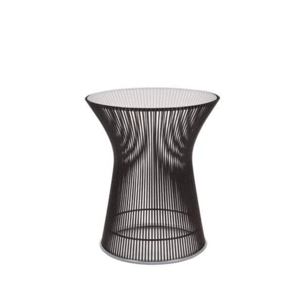 Platner Table, Bronze Glass Ø40 cm