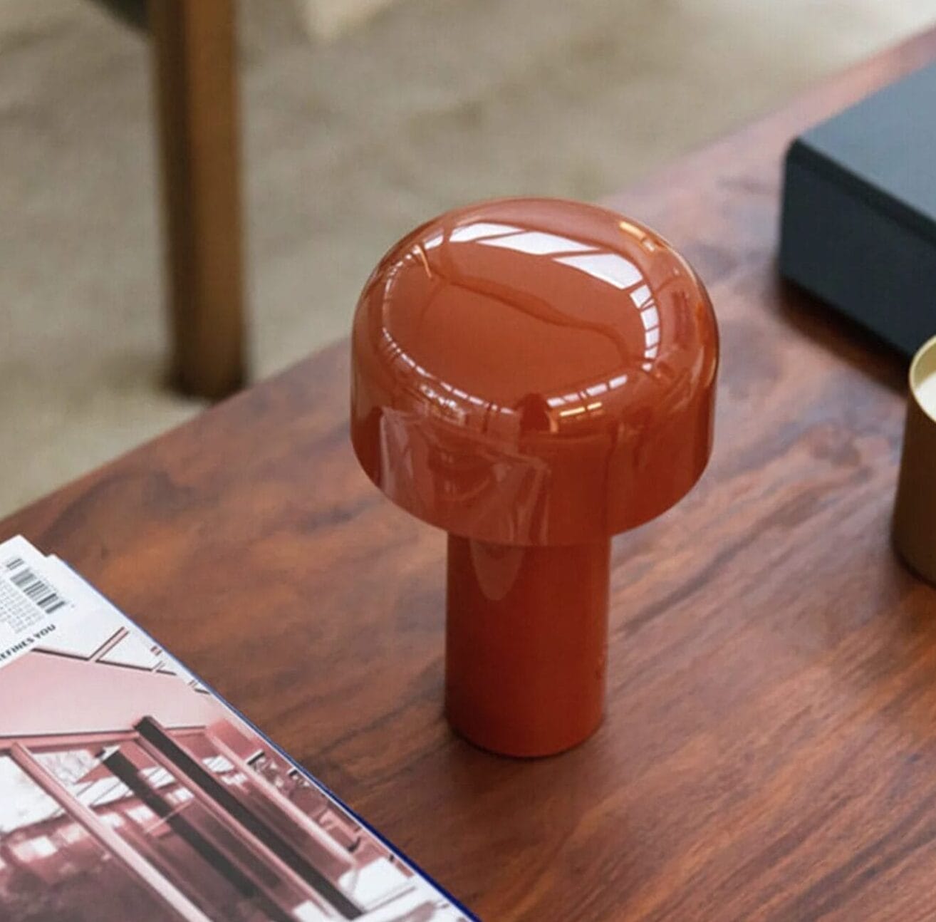 Bellhop Table, Brick Red, By Edward Barber And Jay Osgerby, 2018