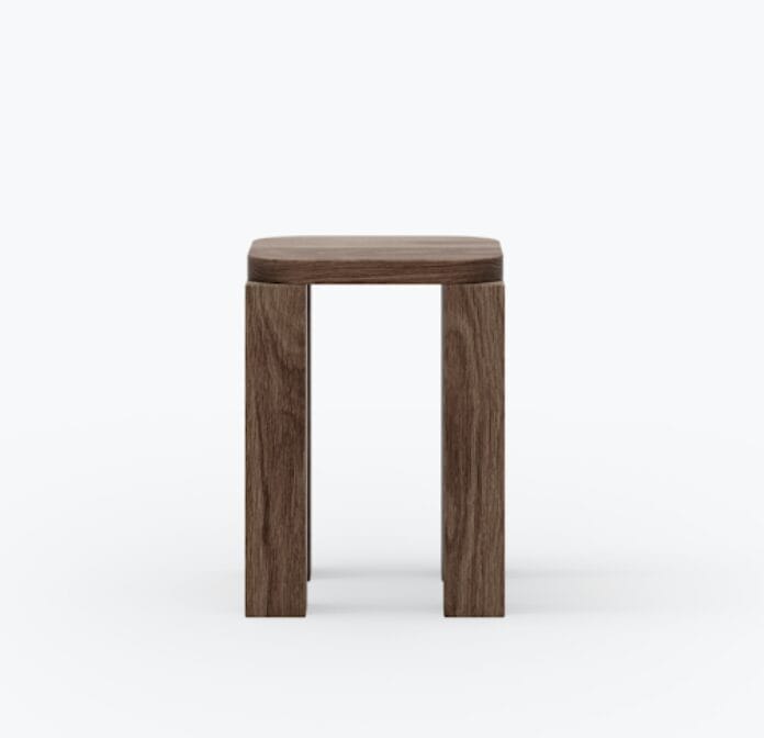 Atlas Stool, Fumed Oak