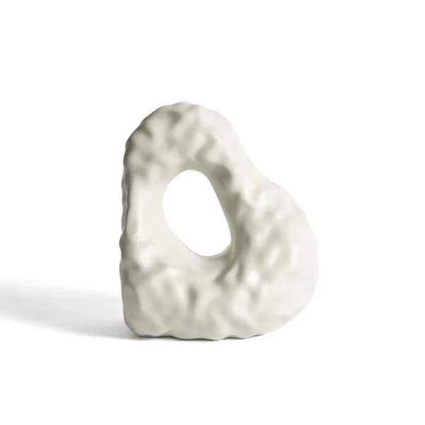 W&S Boulder Bookend-Ivory