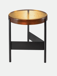 Alwa Two, Amber Glass, Black Base