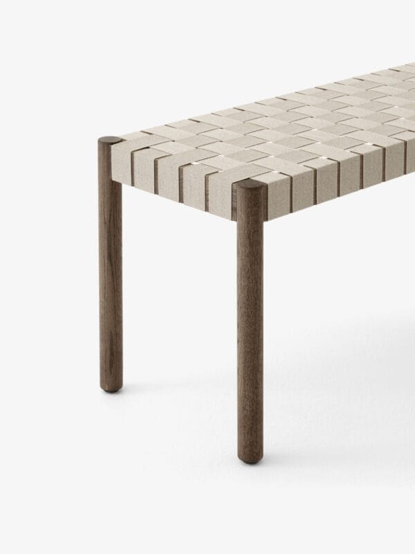 Betty Bench TK4, Smoked Oak, Natural Webbing, 105 cm - Image 3