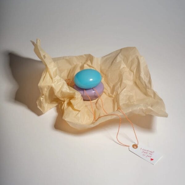 Bonbonniere Mini, Ice Blue & Lavender, 8,5x10 cm - Image 2