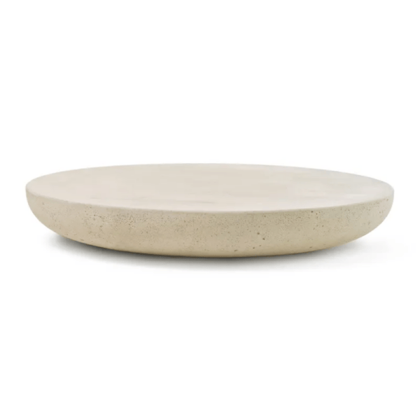 OLO Concrete Coffee Table, Ivory 1, Ø100 cm
