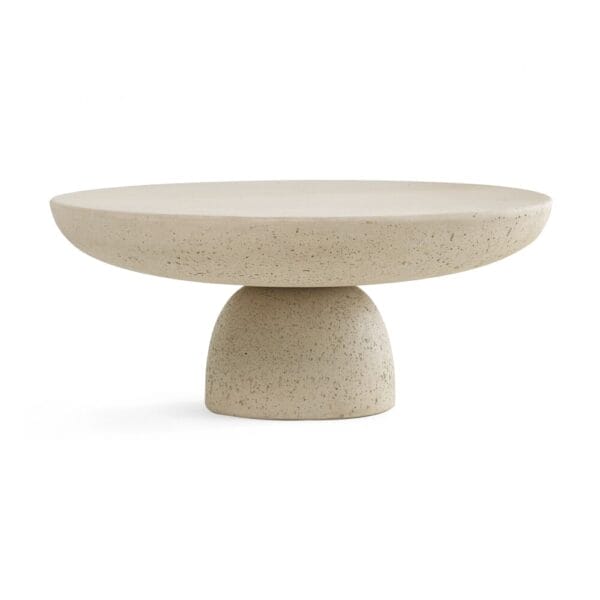 OLO Concrete Coffee Table, Ivory 1, Ø70 cm