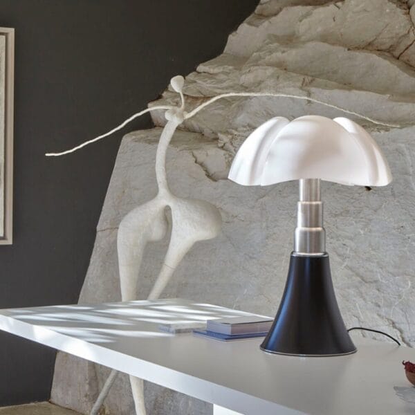 Pipistrello Floor Lamp, Glossy Black