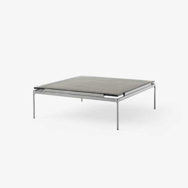 Sett LN13 Coffee Table, Smoked Cast Glass w. Dark Chrome