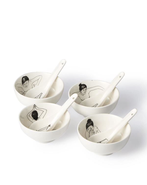 Undressed Bowls (Set of 4), Ø11.5cm