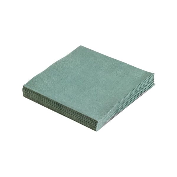 Paper Napkins, Pastel Green (20 Pieces), 33 x 33 cm
