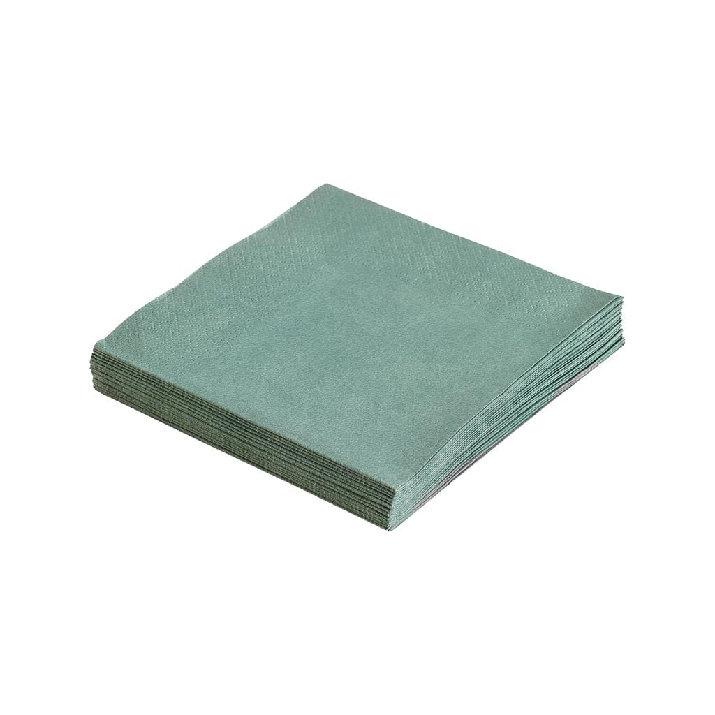 Paper Napkins, Pastel Green (20 Pieces), 33 x 33 cm