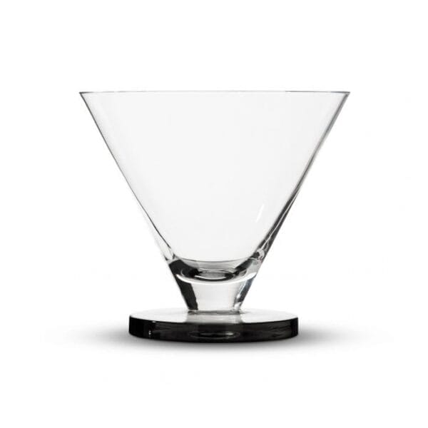 Puck Cocktail Glass, Clear Smoke (Set of 2)