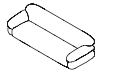 Sesann sofa, C. Cambria 09, Walnut Ashwood Structure T23, Dark Walnut Feet T43