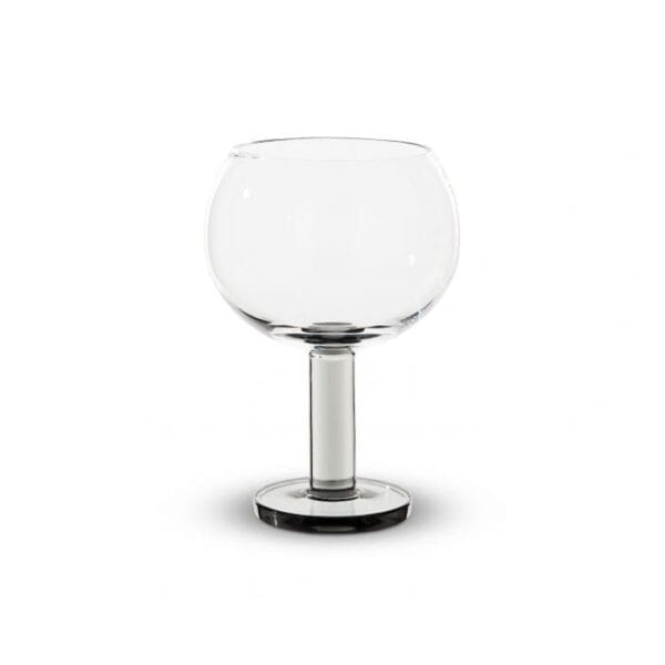 Puck Balloon Glass, Clear Smoke (Set of 2)