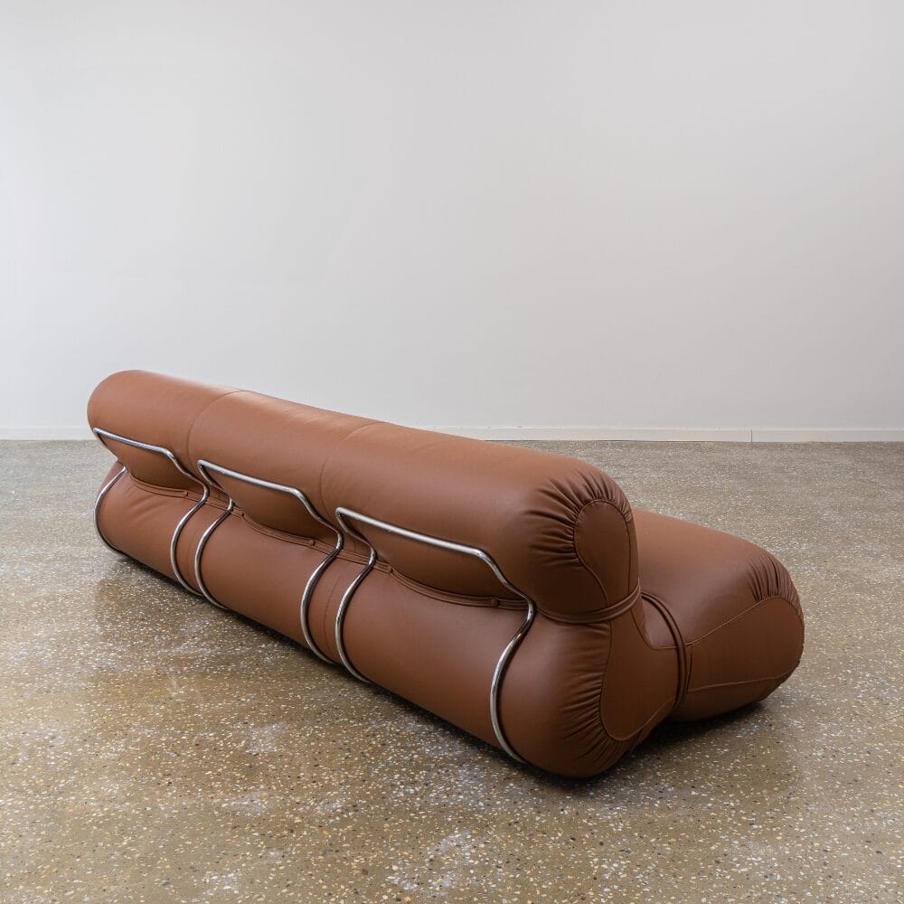 Orsola Sofa 240 Guarana 2006 Polished Chrome Finish - Image 3