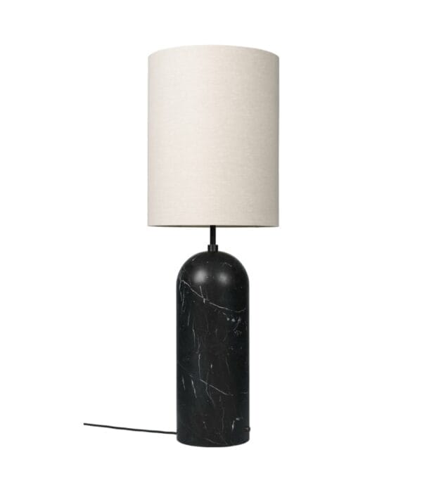 Gravity Floor Lamp XL High, Canvas, Black Marble - Image 2