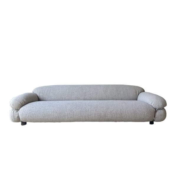 Grand Sesann Sofa L 265cm ,Ulmus 05 Polished Chrome Structure, Grey Feet