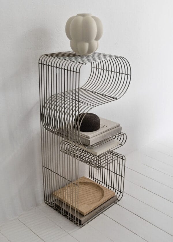 CURVA Bench, Silver - Image 3