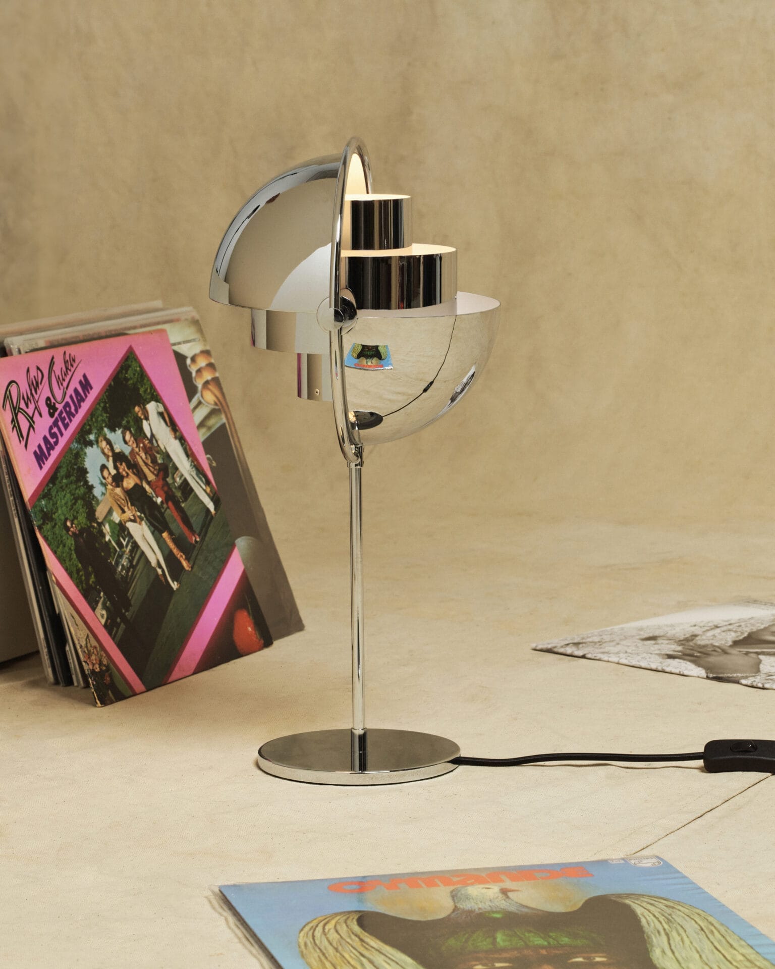 Multi-Lite Table Lamp, Chrome
