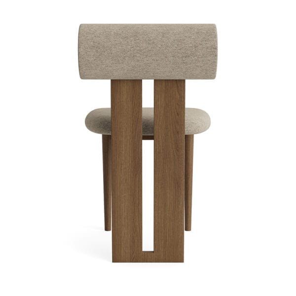 Hippo Dining Chair, Light smoked wood, Barnum Boucle 03 - Image 2