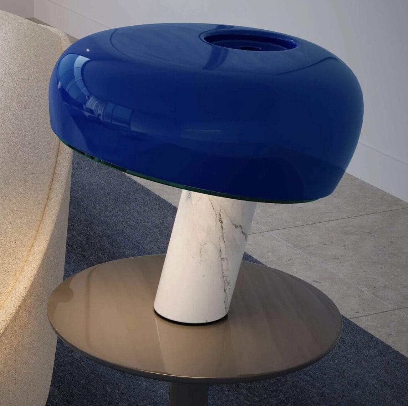 Snoopy Touch Navy Blue, By Achille and Pier Giacomo Castiglioni, 1967