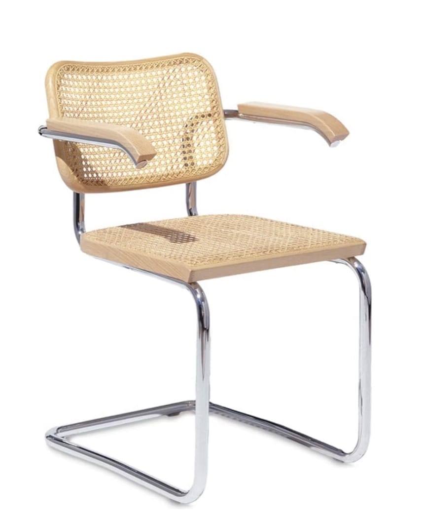 Cesca Arm Chair With Cane Seat & Back