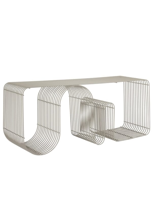 CURVA Bench, Taupe - Image 2