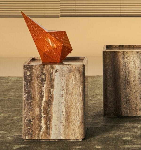 Pietra Side Table, Lively Sepia