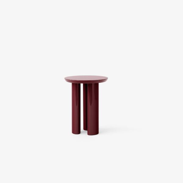 Tung Table JA3, Burgundy Red, Ø41cm - Image 2