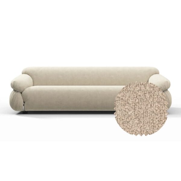 Grand Sesann - Sofa 265, Dionea 02 - Chromed Structure Metal Structure Polished Chrome - Image 2