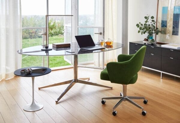 Florence Table Desk Oval 244cm - Image 3