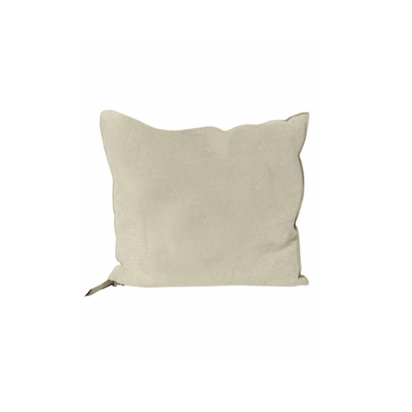 Chenille Vintage Cushion, Ciment, 50x50