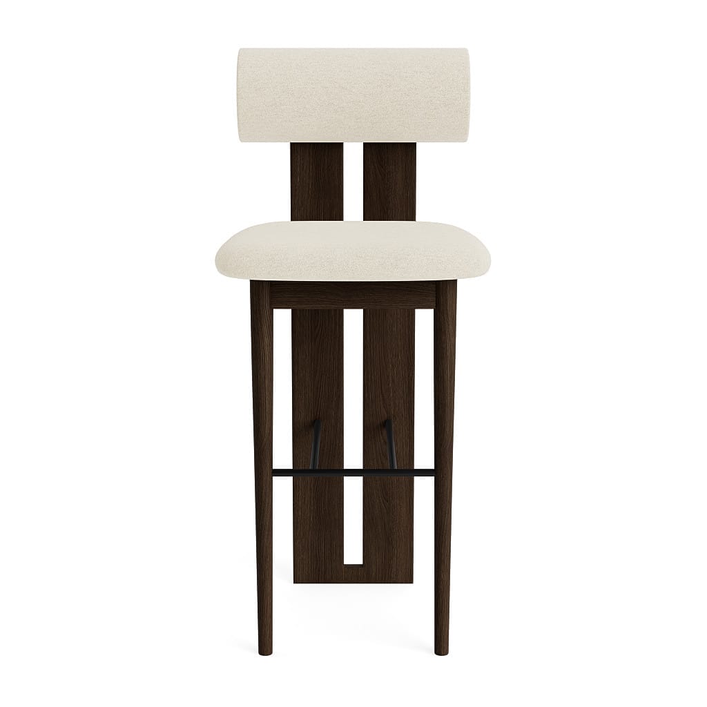 Hippo Counter Chair, Grain 61253, Dark Smoked Oak, H65 cm