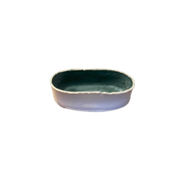 Oval Bowl, Blue