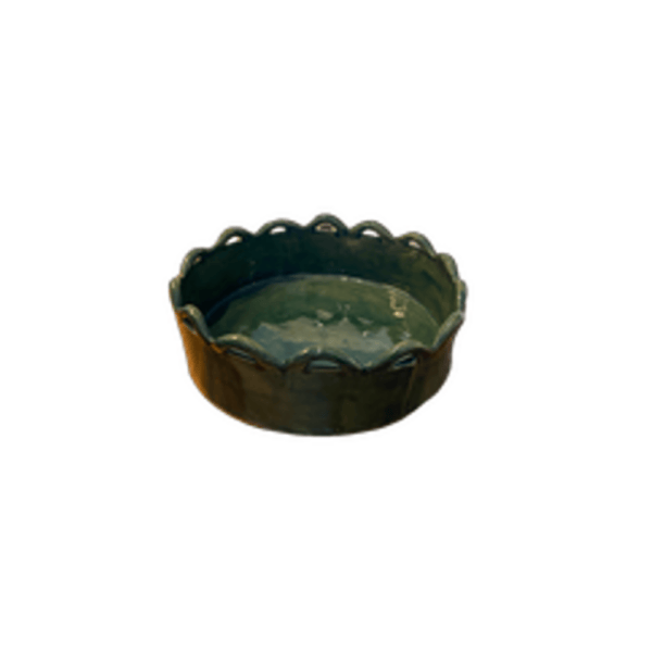 Round Dish, Medium, Green