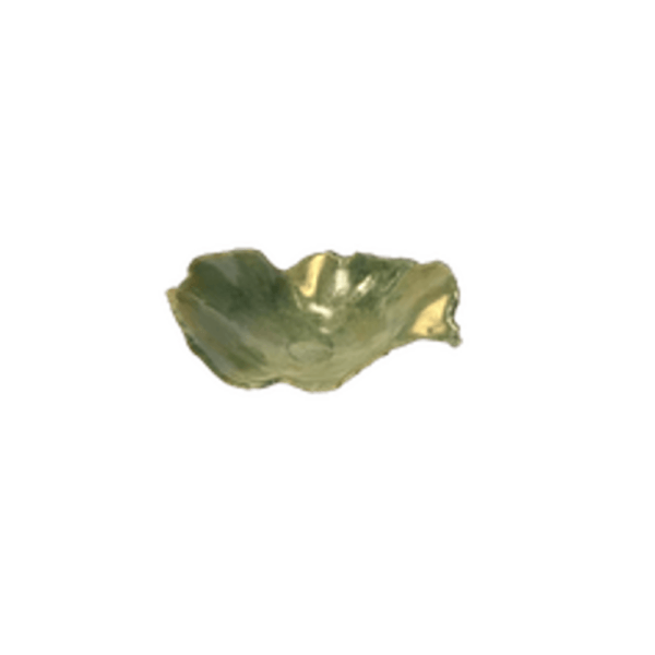 Ruffled Bowl, Extra Small, Earthy Green