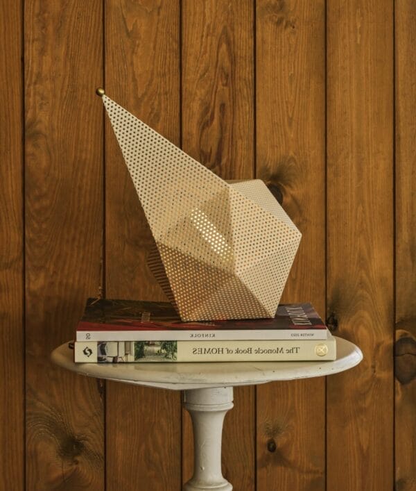Bagdad Portable Lamp, Shade Cream White Semi Matt