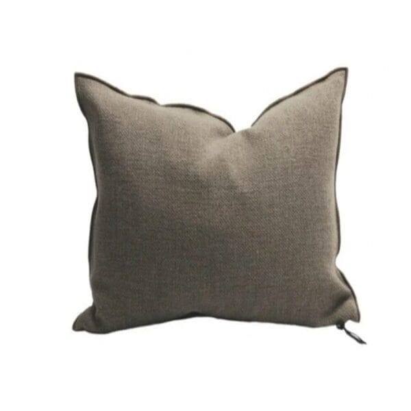 Toile de Lin Vintage, Kaki, 65 x 65