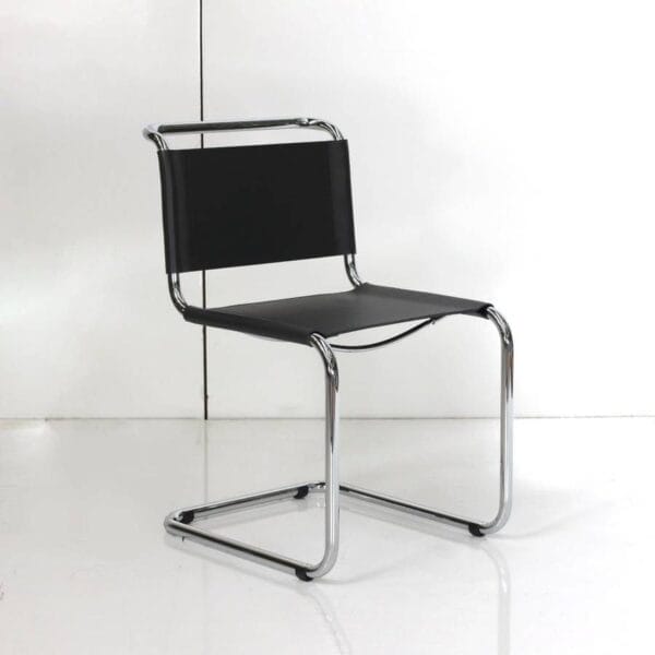 Spoleto Chair,Black Cowhide - Image 3
