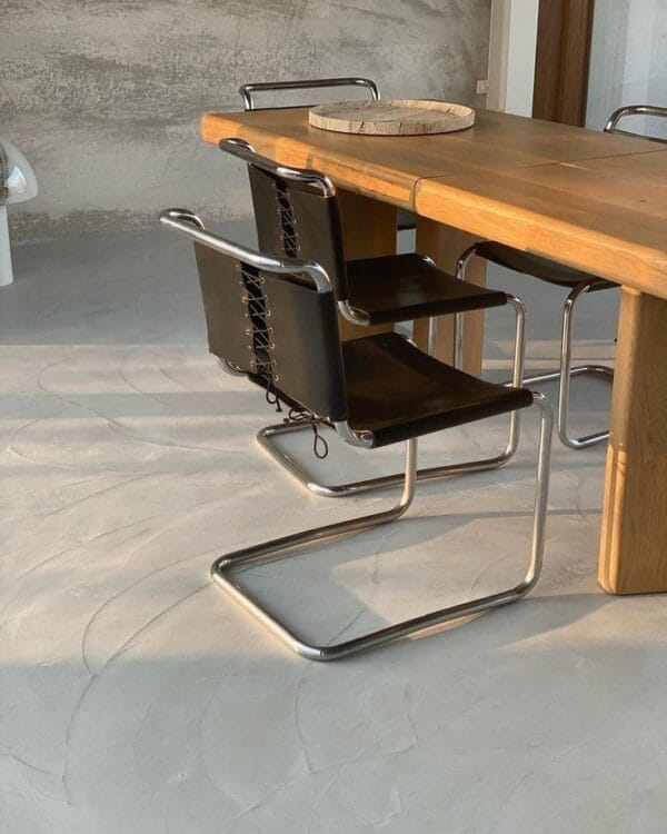 Spoleto Chair,Black Cowhide