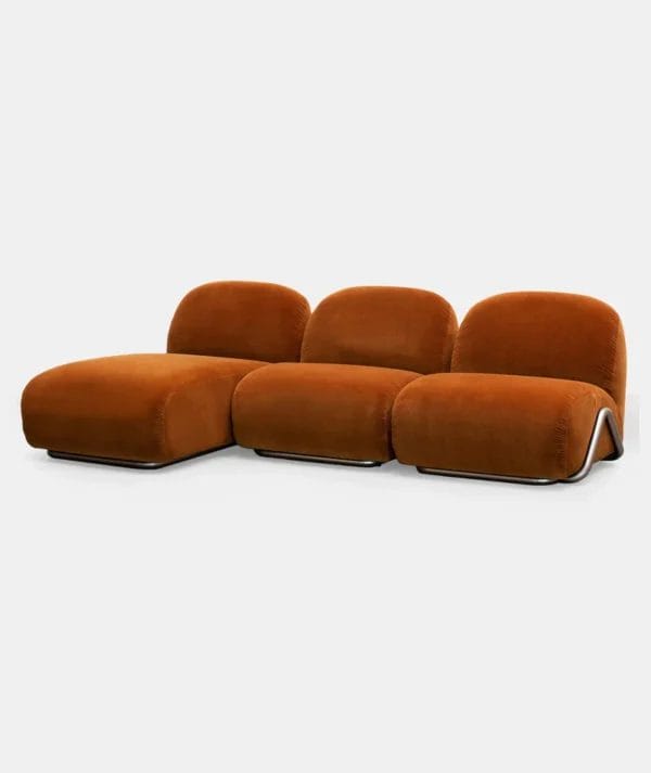 Victoria Sofa, 3 x Modules, 1x Left 1x Right, 1 x Middle, Cat (C) Calantha 05 - Image 2
