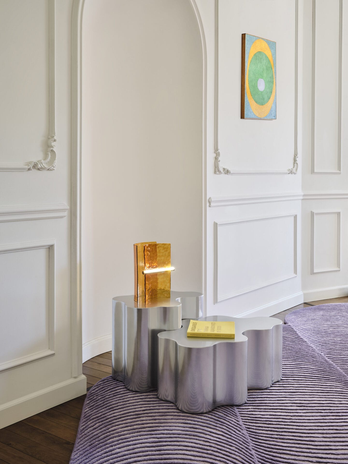 Teatro Magico Coffee Table, Quartz Grey, H30 cm