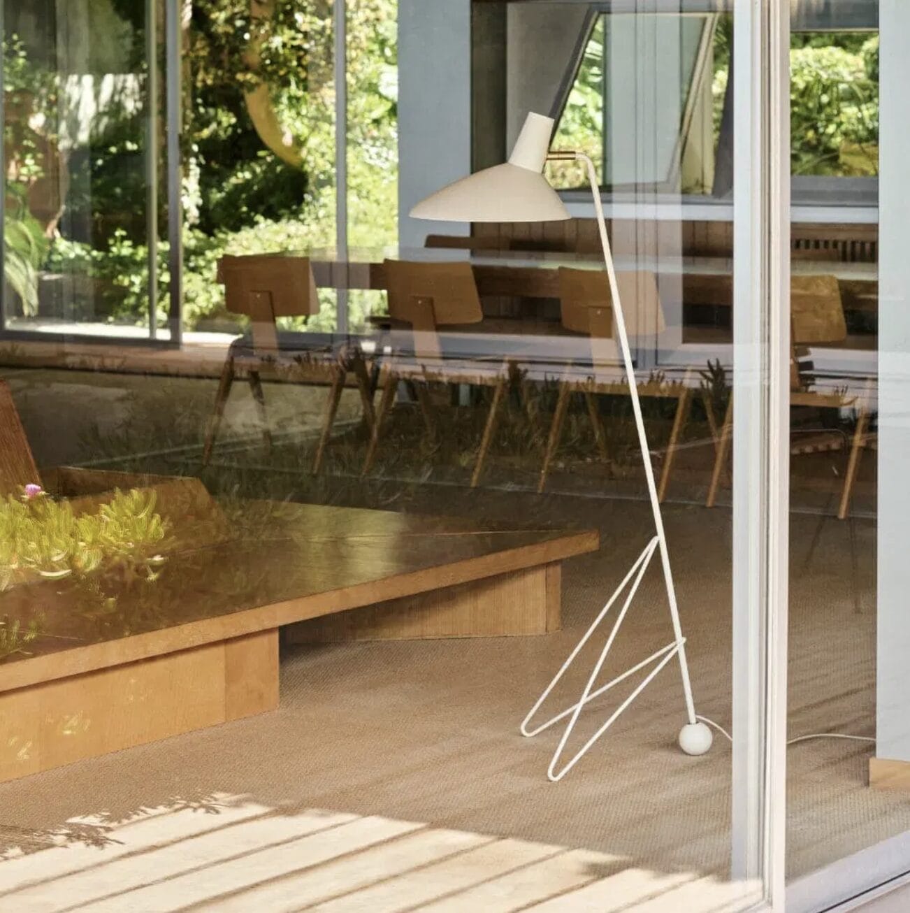 Tripod Floor Lamp HM8, Rotation White