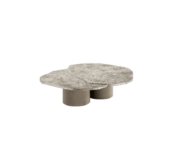 Brut Coffee Table, Grey Cement Base - Image 2