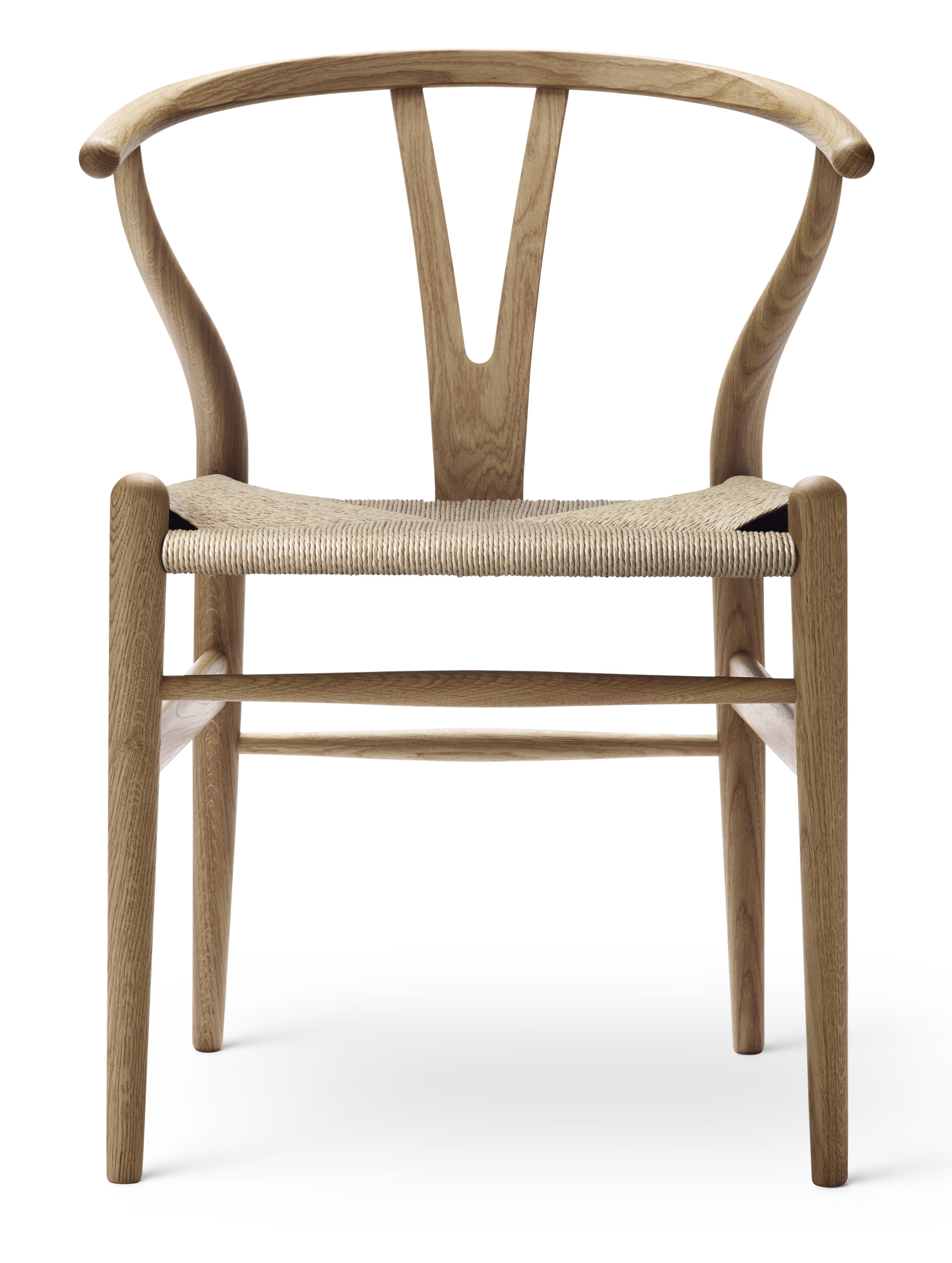 Wishbone Chair CH24, Oak Oil, FSC®Mix 70% Natural Cord