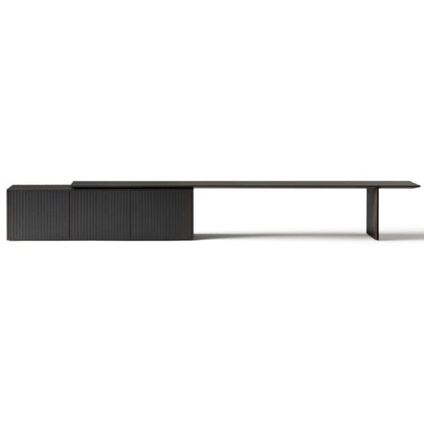 Velasca Extensible Sideboard in Ebony Stained Oak, 3 Doors, 200/271 cm - Image 2