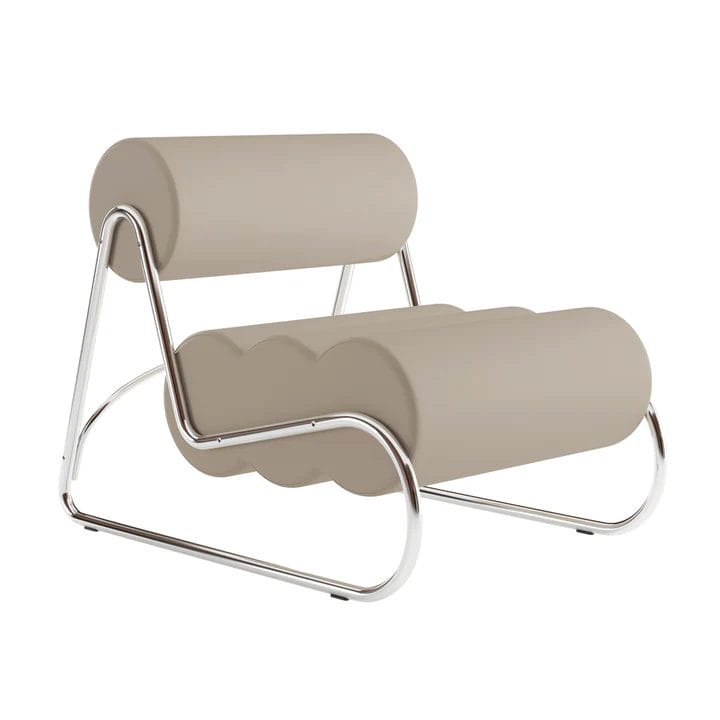Fave Lounge Chair, Chrome finish, Grain 60300 CAT 0